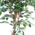 Ficus artificiel tronc simple grandes feuilles