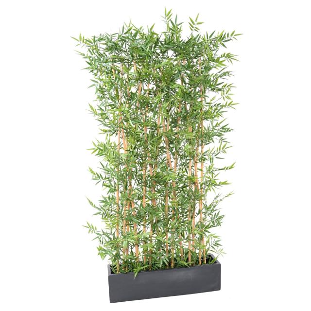 Bambou Artificiel Japanese PLAST Haie UV Socle 70 - Bambous Artificiels