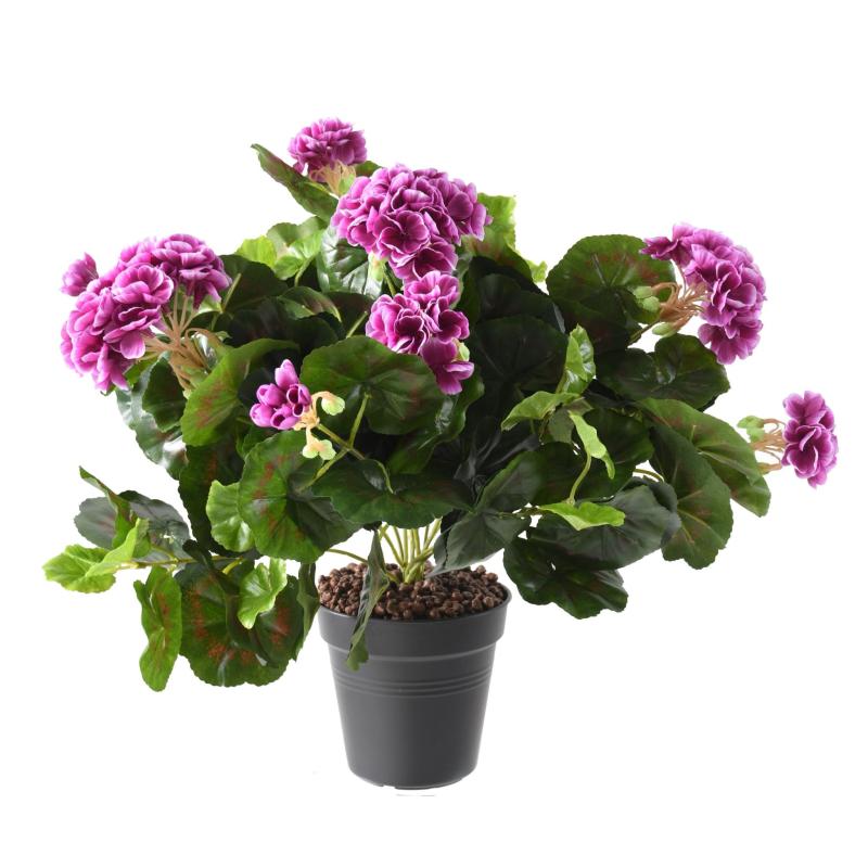 Geranium artificiel 25 cm
