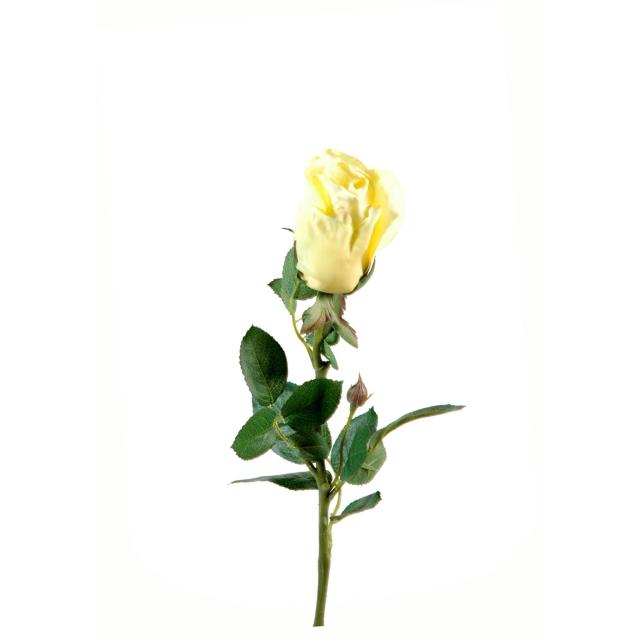 Rose Artificielle Joey Bouton Ouvert : en Tige de 67 cm de Hauteur