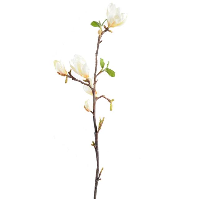 Magnolia Artificiel 83 cm de Hauteur Fleurs Blanches