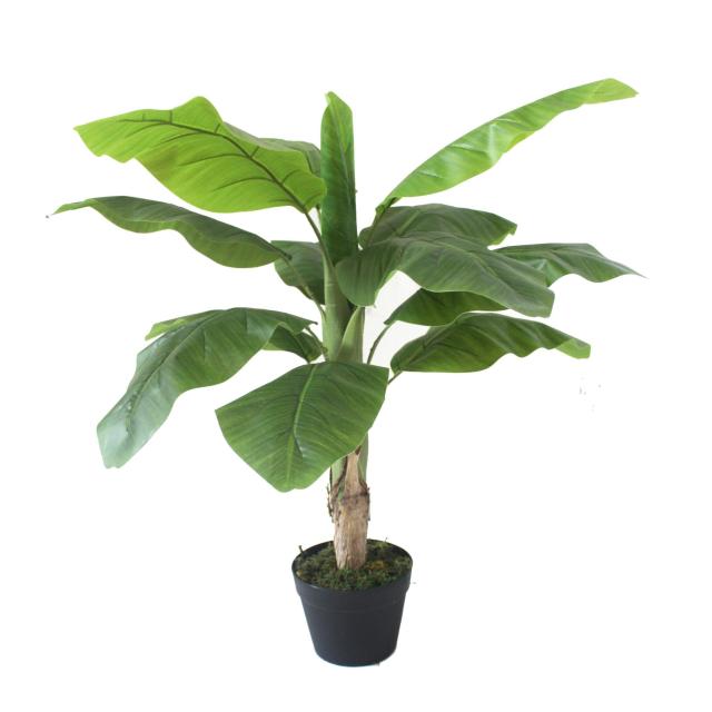 Bananier Artificiel TREE en Tergal Vert 100 cm et 120 cm de Hauteur