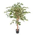 Ficus artificiel tronc simple grandes feuilles