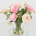 BOUQUET Artificiel RENONCULE VASE