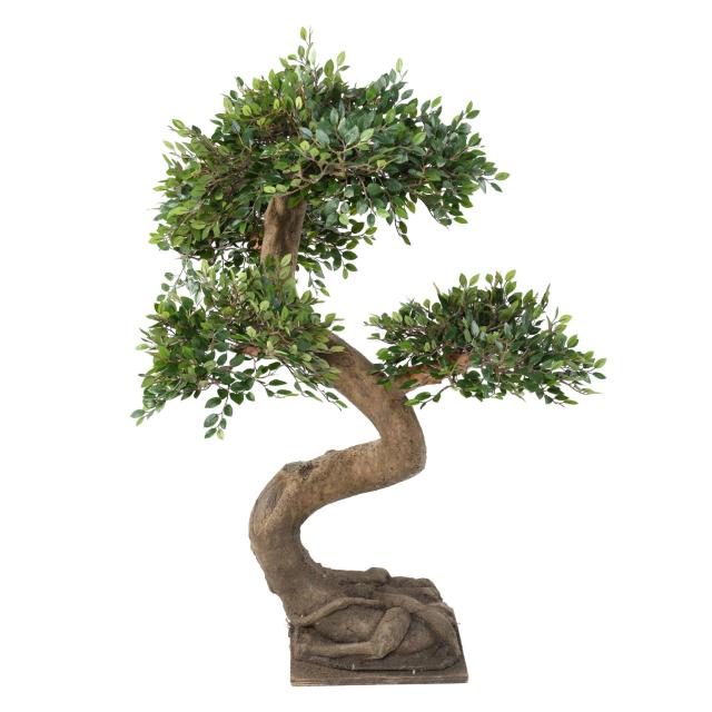 Simulation Bonsaï Arbre Arbre Artificiel Bonsaï Embellissement De Pays De  Style Chinois avec des Falaises Et des Figures Cabanes en Céramique Mousse