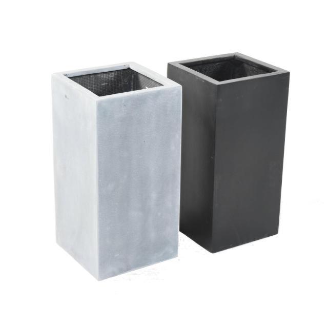 Cube Haut FIBER Blanc - Fiberstone BY Vert Espace