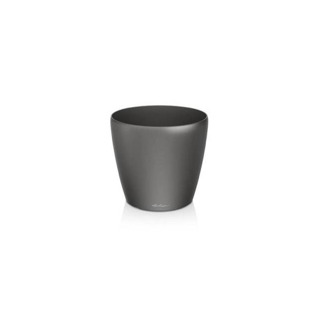 Lot de 2 pots Lechuza Classico anthracite métallisé