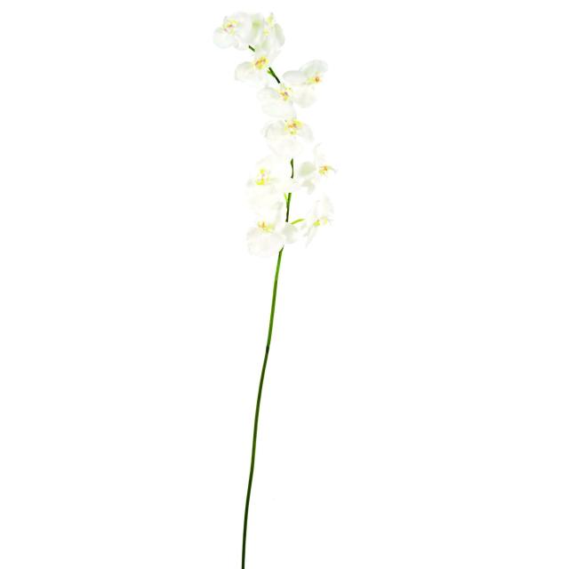 Tige D'orchidées Phalaenopsis Artifciel de 160 cm de Hauteur Blanc