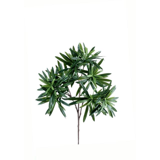Branche de Podocarpus SPRAY Artificiel 35 cm de Haut et 20 cm de Large