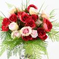 BOUQUET Artificiel Roses Rouges