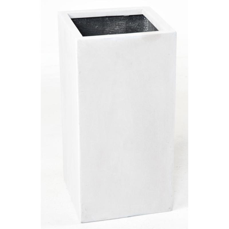 Cube Haut FIBER Blanc Laque