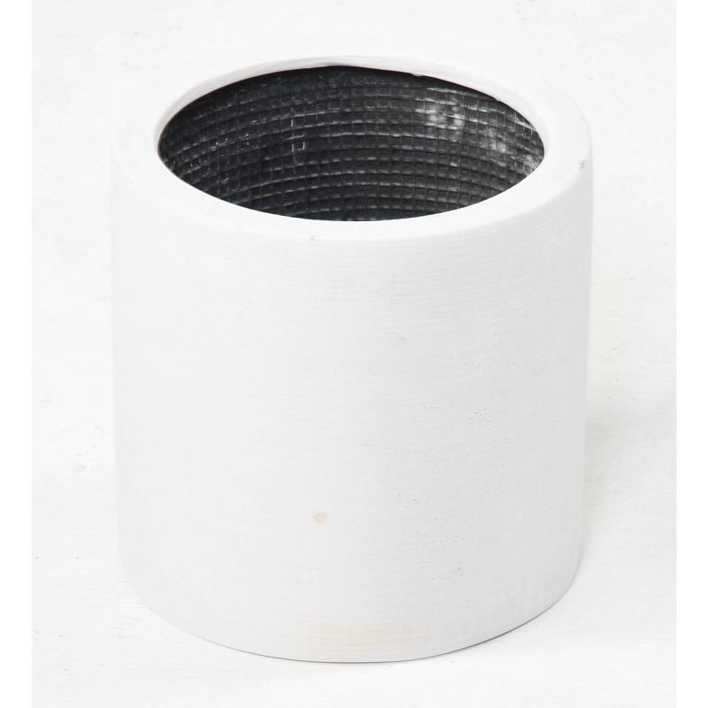 CYLINDRE FIBER BLANC