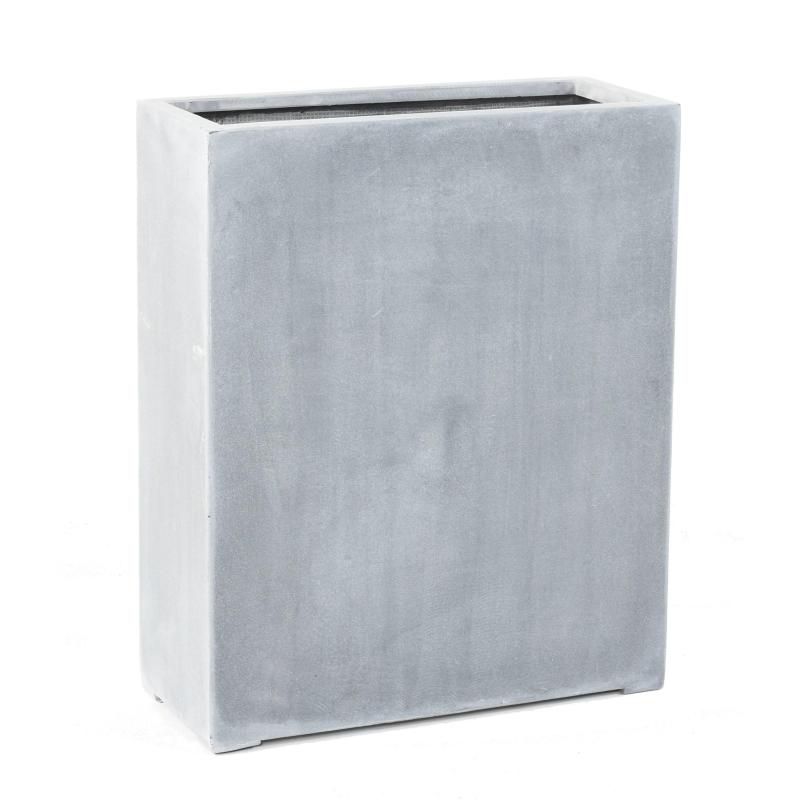 JARDINIERE HAUTE FIBER GRIS