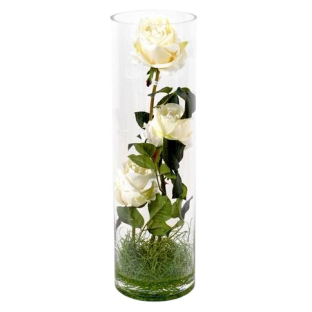Bouquet Artificiel Roses Blanches