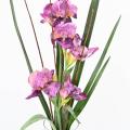 BOUQUET Artificiel IRIS MAUVE